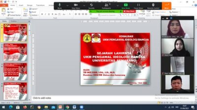 Peringati Hari Lahri Pancasila, UKM PIB USM Gelar Webinar