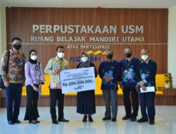 Salurkan CSR, Bank Mandiri Bantu Pengadaan Perpustakaan USM