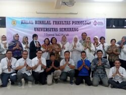 Perkuat Tali Silaturahmi, Fakultas Psikologi USM Gelar Halal Bihalal.
