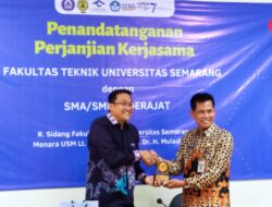 Tingkatkan Kompetensi, FT USM Jalin Kerjasama SMK Walisongo dan SMK N 1 Cluwak Pati