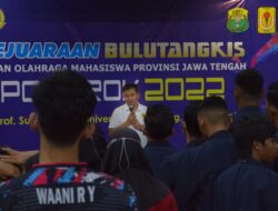 Wakil Rektor III USM Menaruh Harapan besar kepada Jawa Tengah pada Pomprov Tahun ini