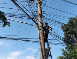 Stabilitas Layanan, PLN Icon Plus Rapikan Kabel di Wilayah Cilacap